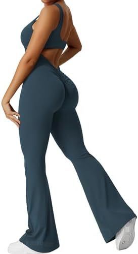 Flare Jumpsuits Long Pants