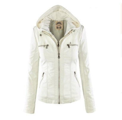 Detachable Hooded Jacket With Pockets