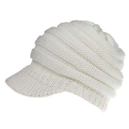 Women Ponytail Beanies Winter Hats