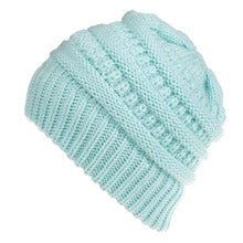 Mixed Color Knitted Wool Hat