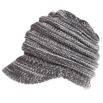 Women Ponytail Beanies Winter Hats