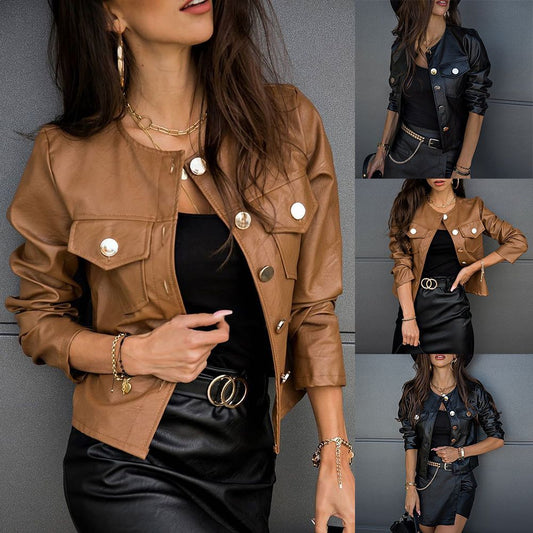 Pu Leather Jacket