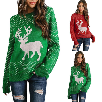 Christmas Pullover Knitted Sweater