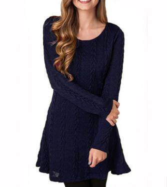 Causal  Short Sweater Dress