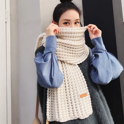 Simple Thick Warm Woolen Scarf