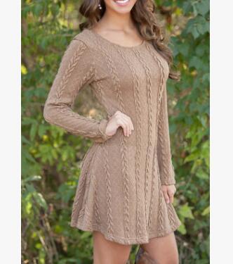 Causal  Short Sweater Dress