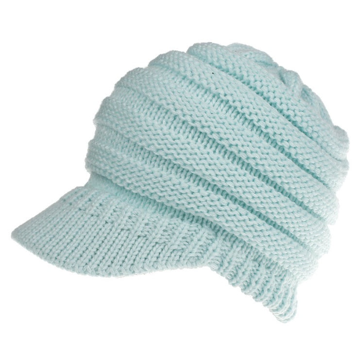 Women Ponytail Beanies Winter Hats