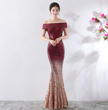 Slimming Host Long Dress