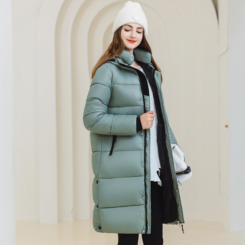 Warm Hooded Coat With Pockets