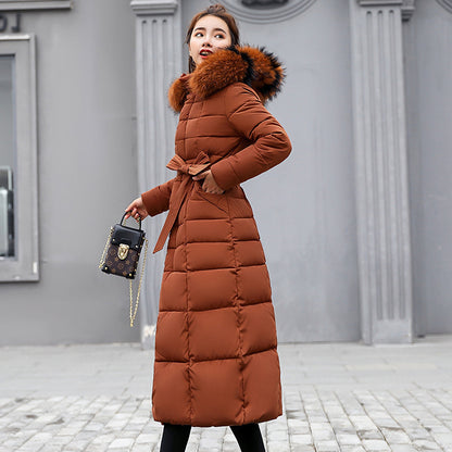 Slim-Fit Over-The-Knee Winter Coat