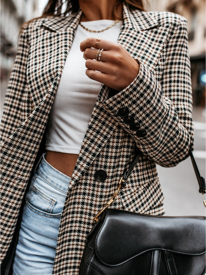 Plaid Long Suit Jacket