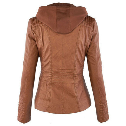 Detachable Hooded Jacket With Pockets