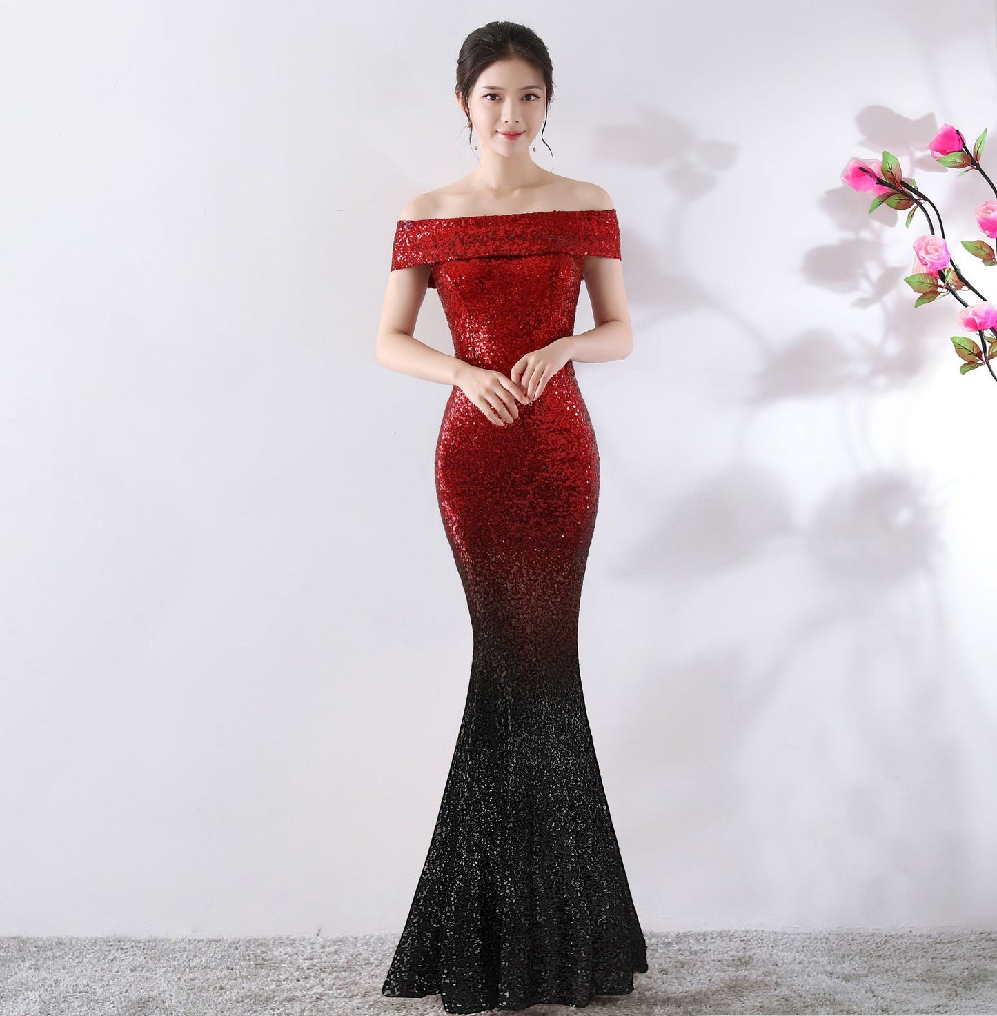 Slimming Host Long Dress