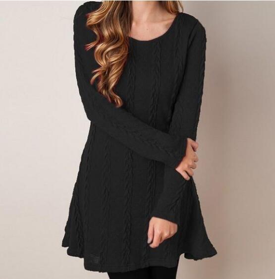 Causal  Short Sweater Dress