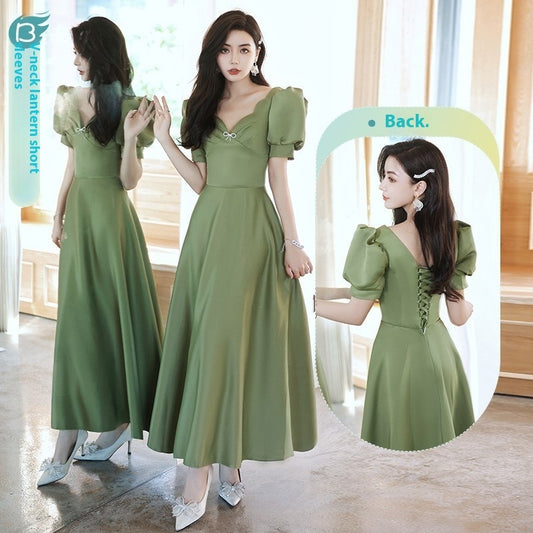 Green Sisters Group Dress