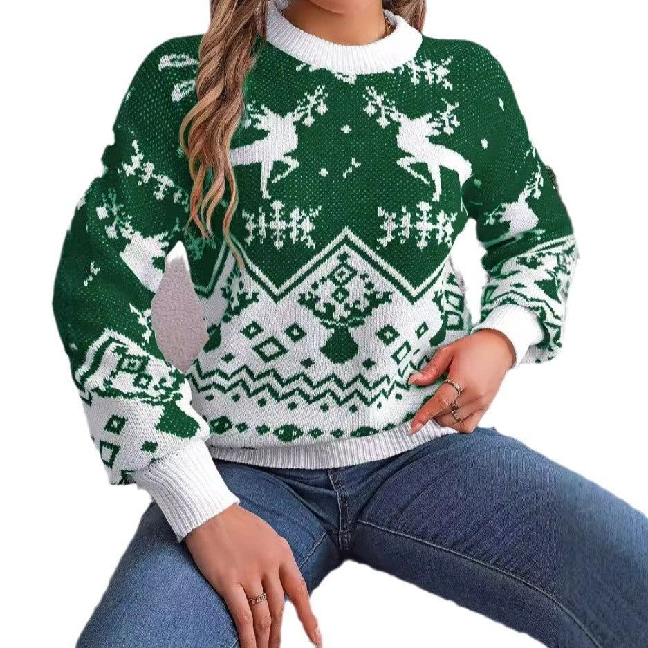 Long Sleeve Hoodie Sweater Christmas