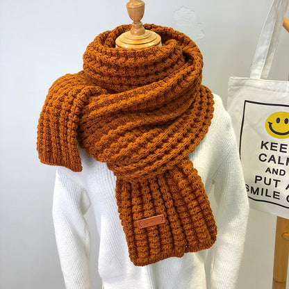 Simple Thick Warm Woolen Scarf