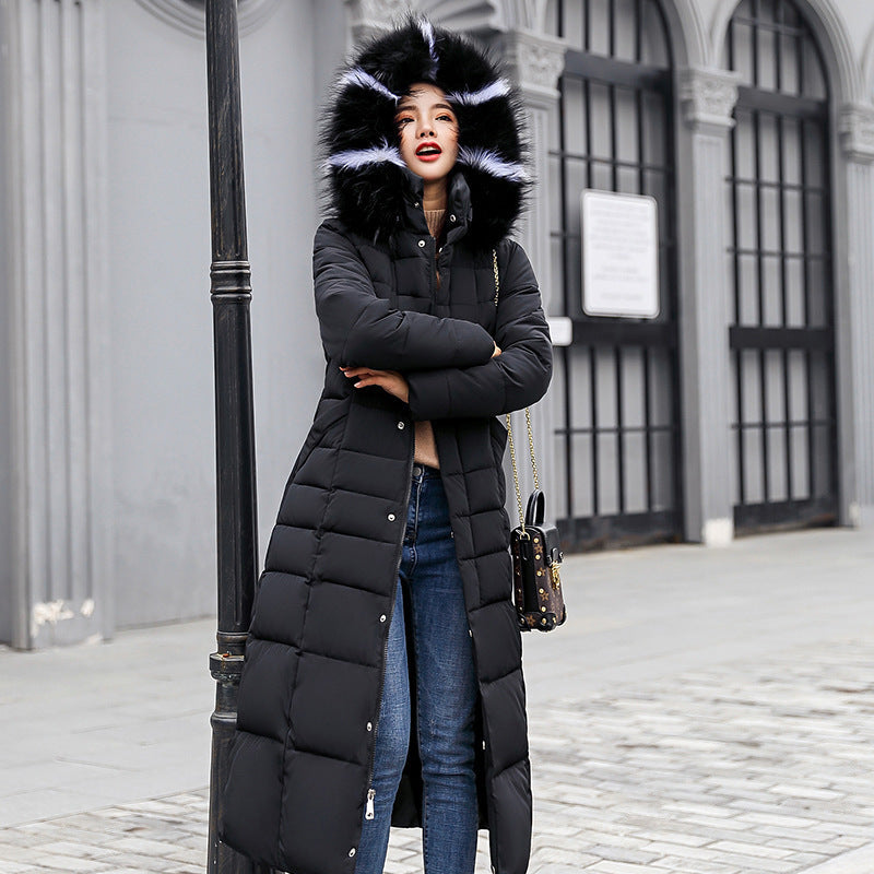 Slim-Fit Over-The-Knee Winter Coat