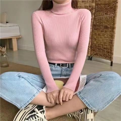 Knitted Bottoming Shirt Turtleneck Sweater