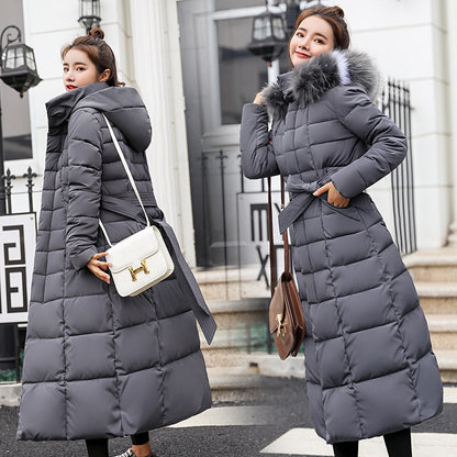 Slim-Fit Over-The-Knee Winter Coat