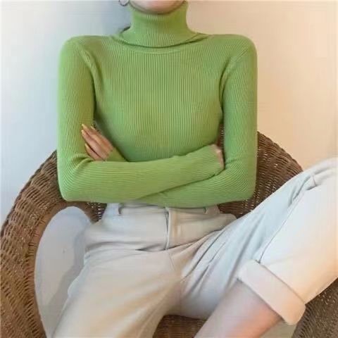 Knitted Bottoming Shirt Turtleneck Sweater